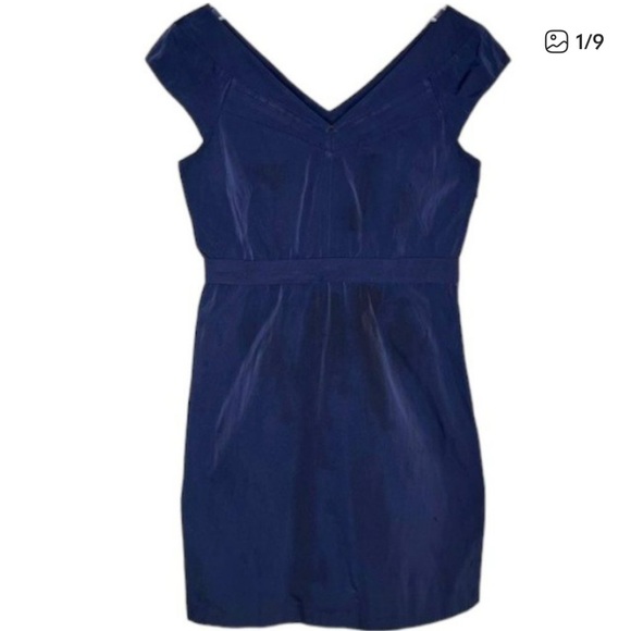 Theory Marlin Blue Short Sleeve "Amandana" Dress sz 6 - Picture 7 of 7